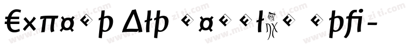 Expert Alt Regular otf字体转换